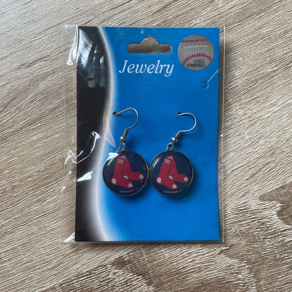 Boston Red Sox earrings